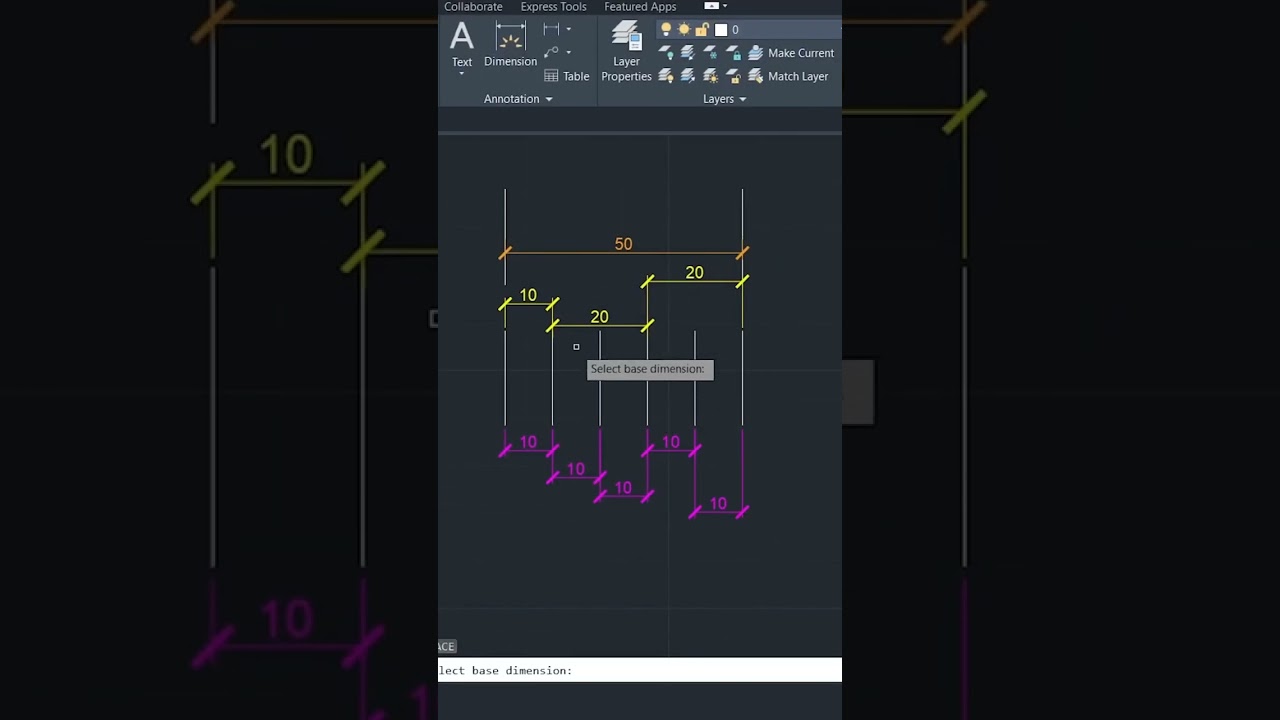 AutoCAD 2D daimention one click all dimensions 