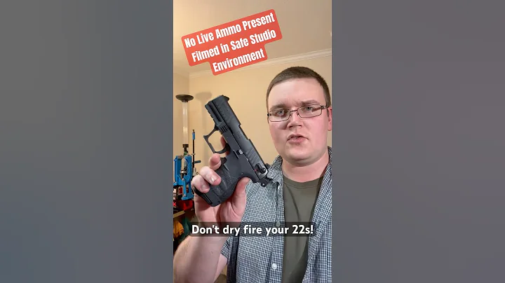 Don’t Dry Fire 22’s (Unless You Have TRC 22 Snap Caps!) #shorts