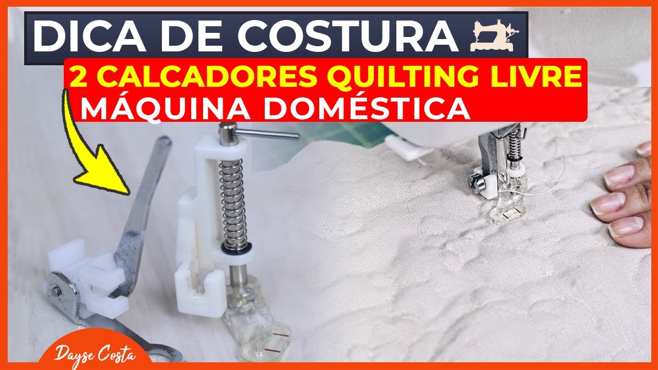 2 CALCADORES PARA QUILTING LIVRE|Dayse Costa