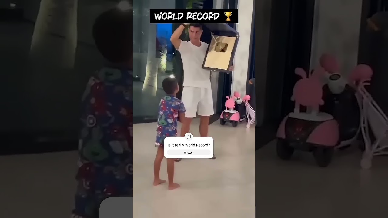 37 Million Subscribers in 3 Day World Record | UR Cristiano | Official YouTube Channel | 