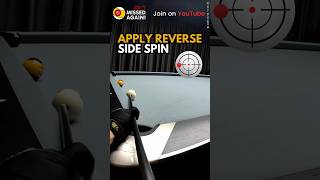 Double Kick-shot with Reverse Spin #pool #9ball #8ballpool #billiards