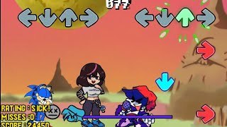 Friday Night Funkin Vs Sonic Dashing Mania Newsonic Garfield Vs Bf W Goth Gf Fnf Mod