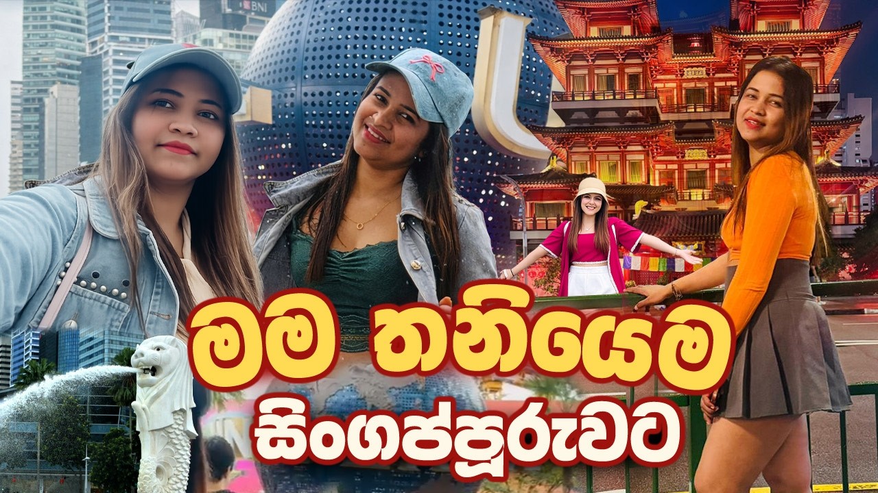 මම තනියෙම Singapore ගියපු හැටි 🇸🇬 | Solo Travel Singapore 2026 | Solo Travel Vlog Sinhala