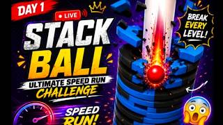 AMAZING STACKBALL CRUSH 3D Live 🔴  1 - #stackball #shorts screenshot 4