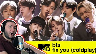 REACTION: BTS Performs 'Fix You' (Coldplay Cover) | MTV Unplugged Presents: BTS