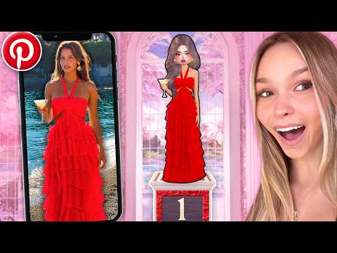 Using PINTEREST OUTFITS to WIN EVERY ROUND in Dress to Impress Roblox