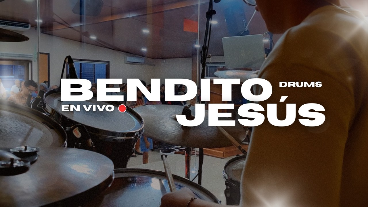 🎶 Bendito Jesús – Danilo Montero | Batería en Vivo (DrumCam) 🥁