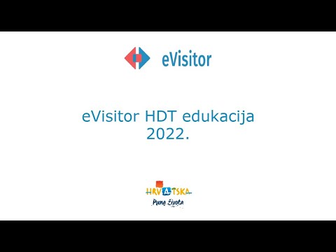 eVisitor HDT edukacija 2022