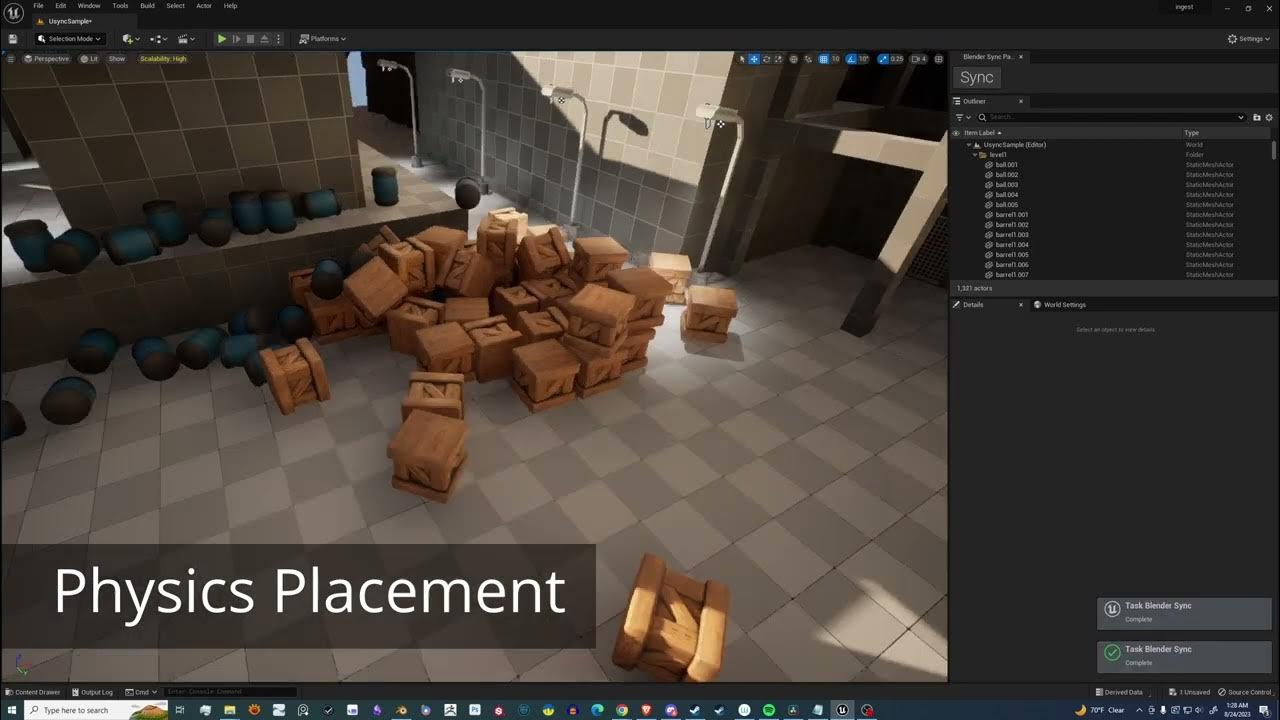 Usync blender to unreal engine addon youtube