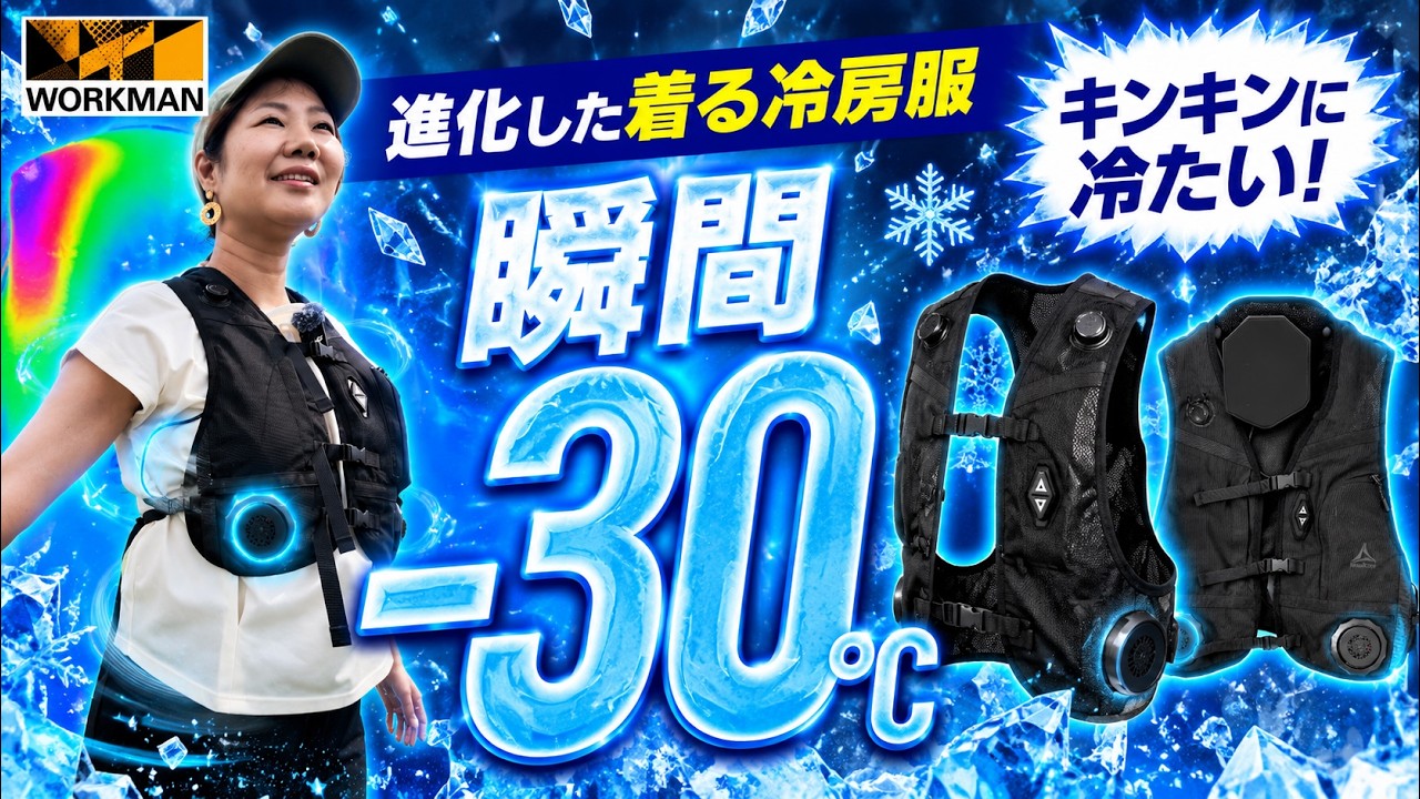 マ*カ様 【新品未使用品】最新 2025 ワークマン ペルチェベスト 冷房暖服 ワークマン】瞬間-30℃の着る冷房服、2026年モデルがさらに進化