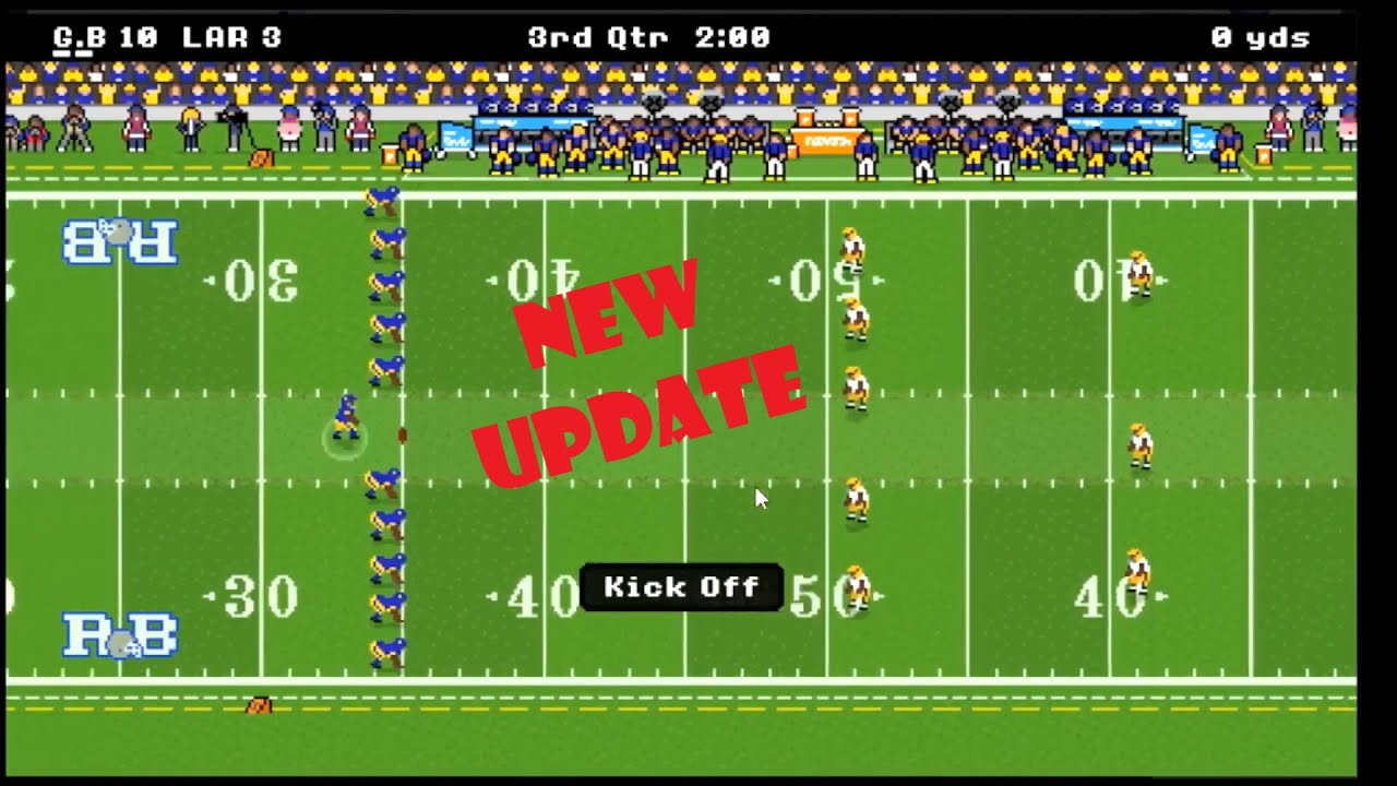 Retro Bowl Update Kick Returns On Mobile, Select Your Star Returner