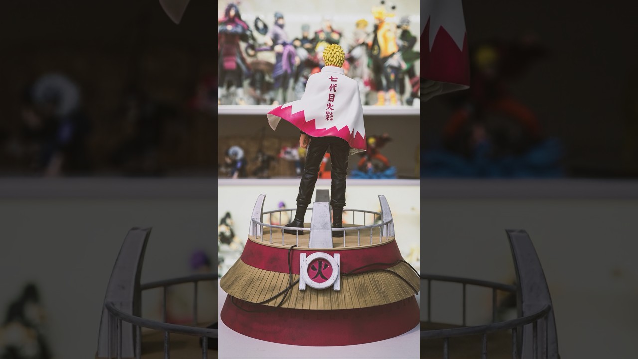 うずまきナルト専用台座を3Dプリンターで作ってみた！ #naruto #uzumakinaruto #hokage #figure #3dprinting