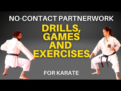 No Contact Partner Work for Karate: Drills, Exercises and Games