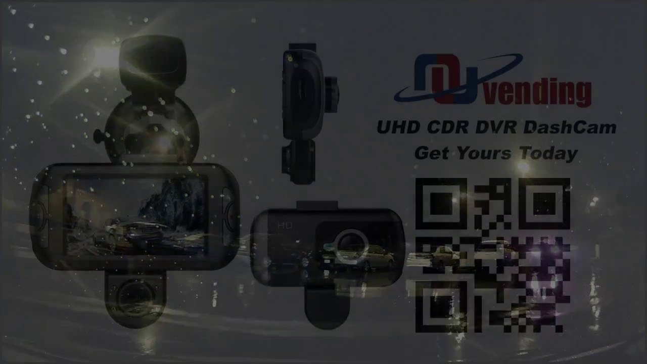NuCam DL1080 Nunet Dual Lens Dash Cam 1080P Full HD with Night Vision G Sensor 170° Wide Angle