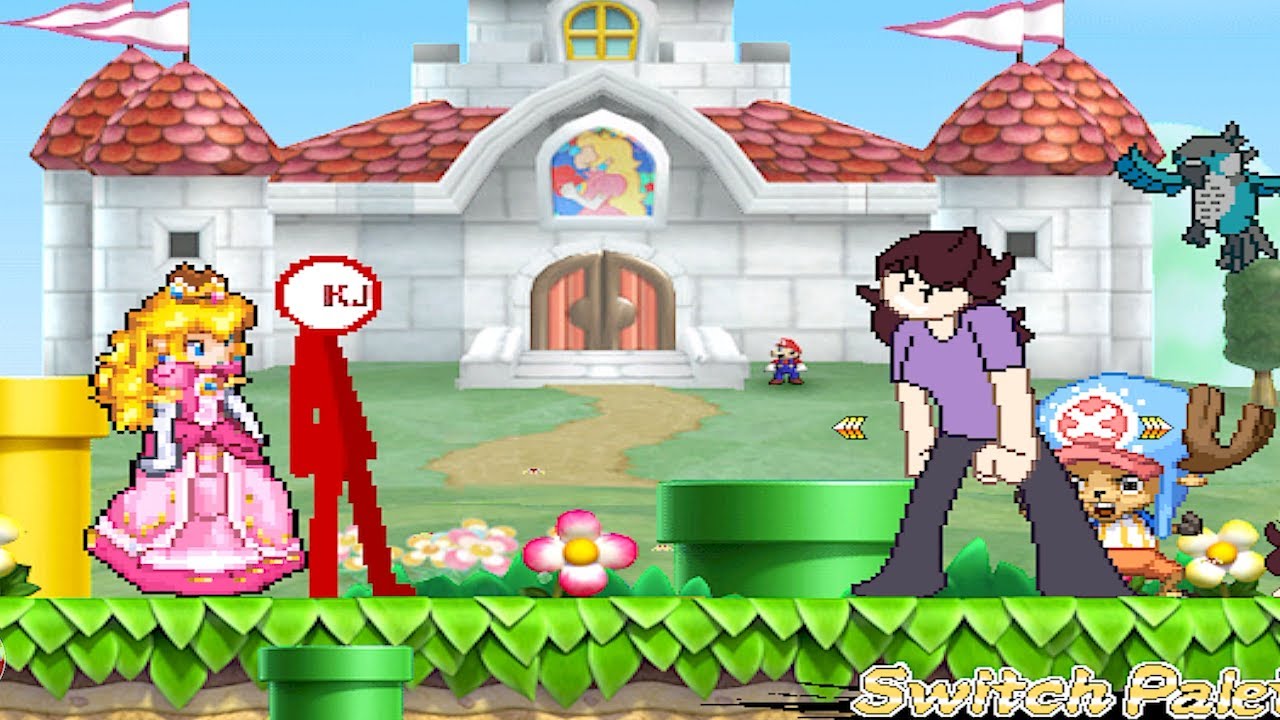 TEAM KJ and PRINCESS PEACH BATTLES WITH MUGENS IN SURVIVAL MODE