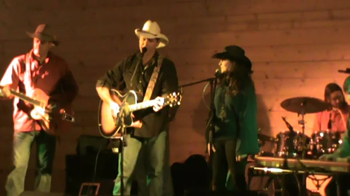 Kirstyn Burkhalter singing Jackson (cover) with th...
