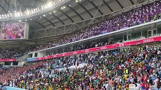 Himna “Boze pravde” na utakmici Srbija - Kamerun (World Cup 2022 Qatar)