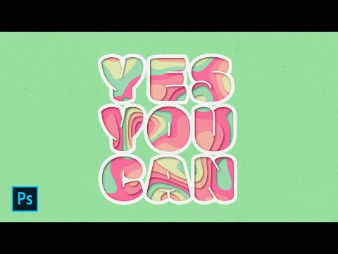 Paper Cutout Text