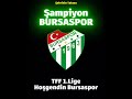 Şampiyon Bursaspor... 1.Lig'e Yükseldi