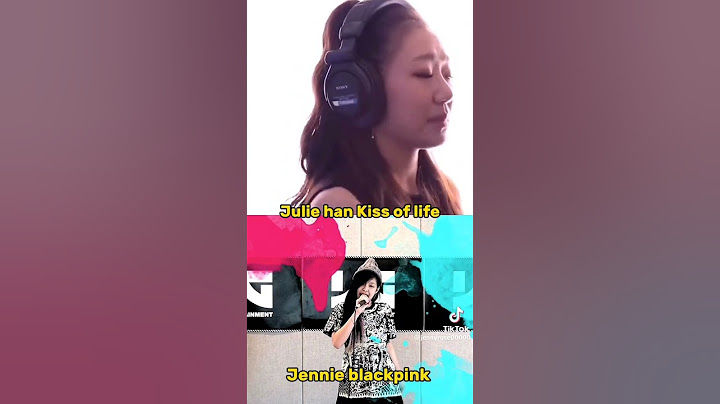 Kiss Of Life Julie Han saying the “N” word while rapping #kissoflife #julie #belle #natty #haneul