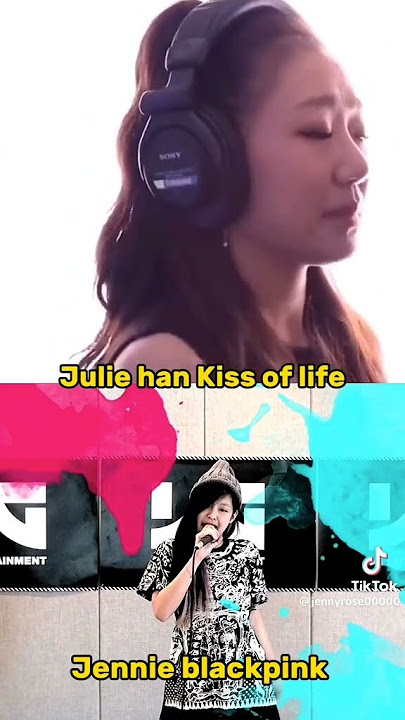 Kiss Of Life Julie Han saying the “N” word while rapping #kissoflife #julie #belle #natty #haneul