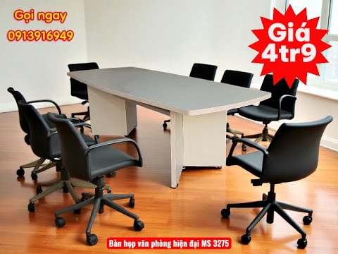Mẫu bàn họp văn phòng hiện đại tối ưu không gian