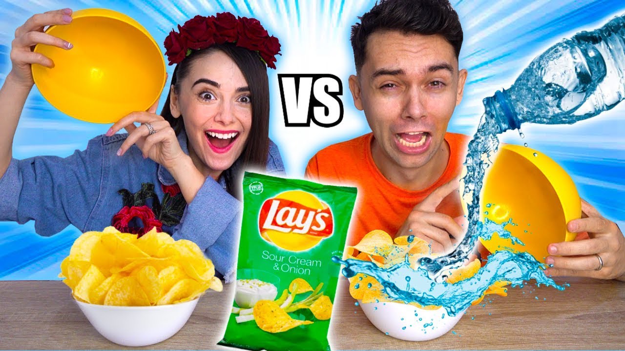 MÂNCARE UDĂ VS MÂNCARE USCATĂ CHALLENGE!