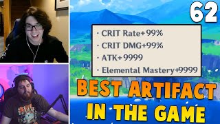 Best Artifact Ever 1 Click *INSANE* *NO WAY* | Genshin Impact Moments #62