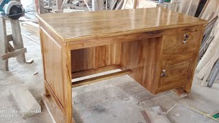 part 2 PEMBUATAN MEJA GURU /MEJA KANTOR SAMPAI FINISHING GLOWING