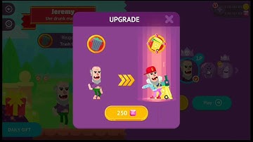 BOWMASTERS ALL VIP CHARACTERS UPGRADING MAX LEVEL