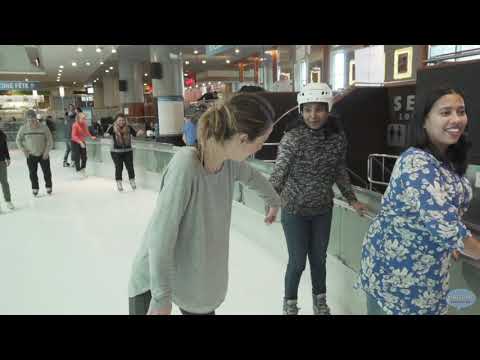 Video: Korčuľovanie v Montreale na Atrium Le 1000