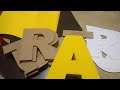 DIY: Letras 3D De Carton Forradas Con Foamy