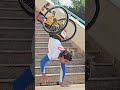 Descending stairs with the hands whilst in a wheelchair! 🥶