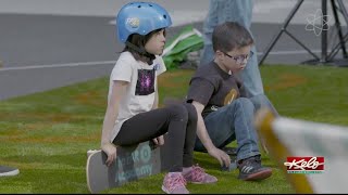 Skating at the shell