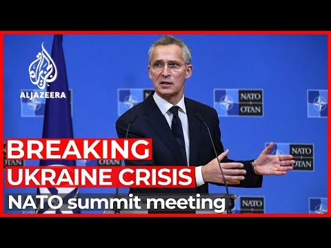 NATO holds video summit meeting as Ukraine crisis intensifies