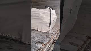 Walking Floor Trailer Delivering Stone