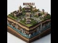 #shorts Mumbai City of Dreams 3D AI Cinematic Geological Map”