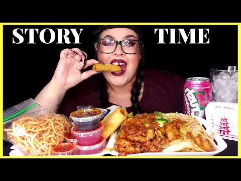 Chinese Food + Story Time | Mukbang