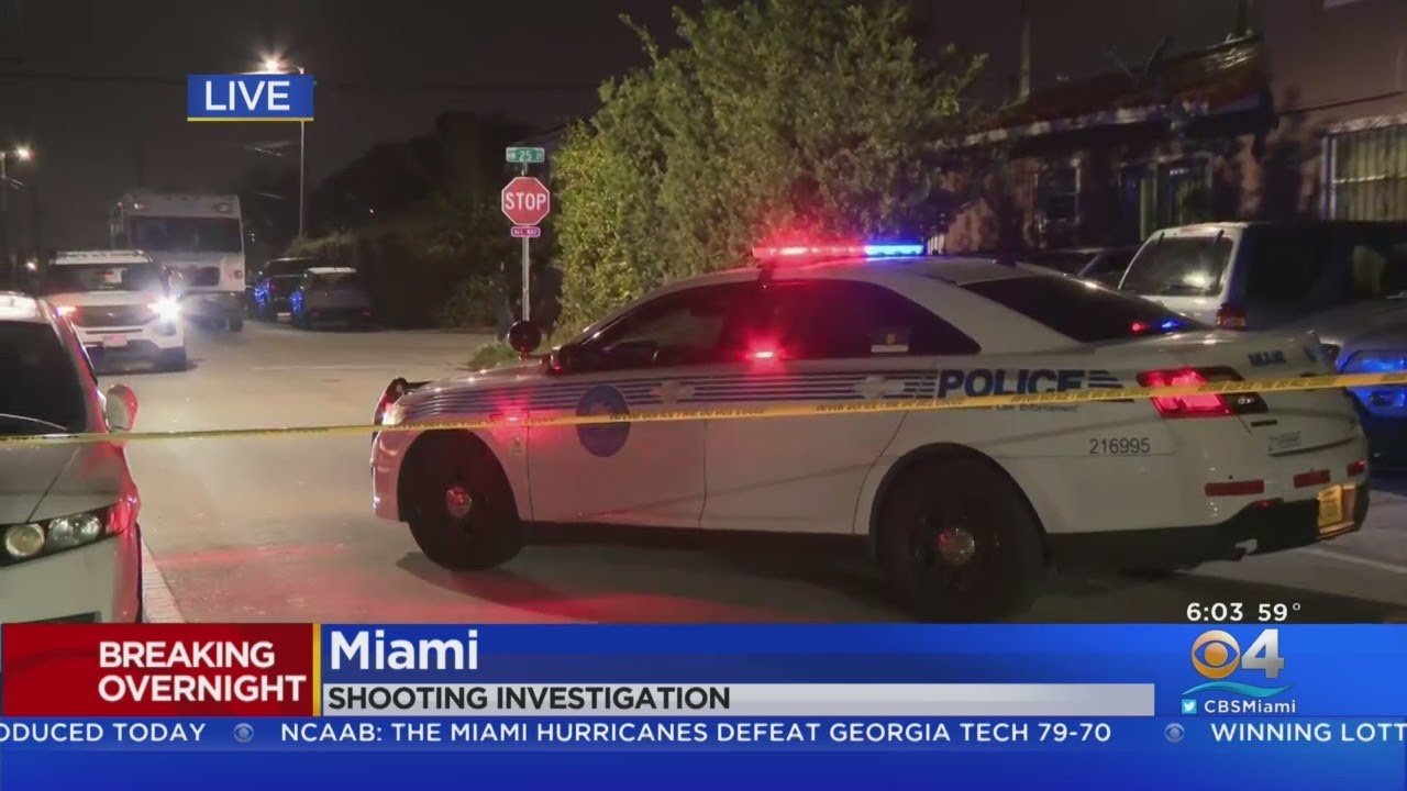 Miami Police Investigating Overnight Shooting - YouTube