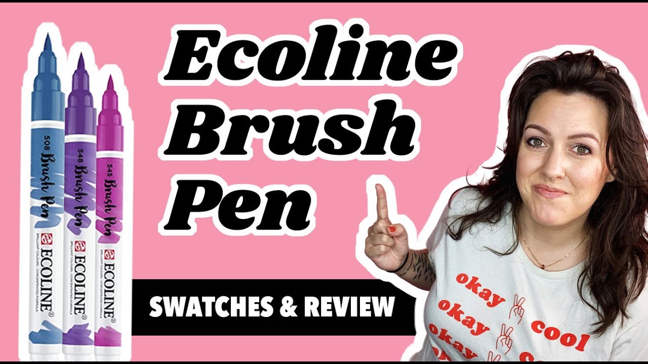 Ecoline Black Brush Pen