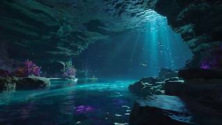 Hidden Ocean Cave Ambience 🌊 Soft Echoes & Deep Water Calm | Relax • Sleep • Focus screenshot 5