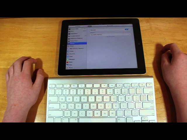 How to Connect Pair a Bluetooth Wireless Keyboard to your iPad