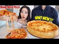 COUPLES COOKING CHALLENGE: DEEP DISH PIZZA (Cheesy Chicago Style)
