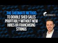 How to Double Your Shed Sales profitably without Hiring More Staff