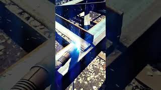 MIG welding in flat position 1F #shorts #ytshorts #viral #trending