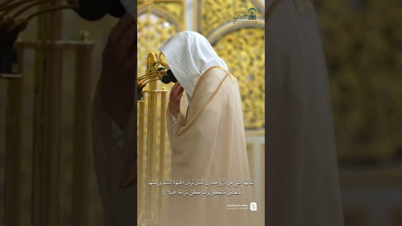 مقتطف من تلاوة فضيلة الشيخ #عبدالمحسن_القاسم من صلاة التراويح ليلة ٢٤ رمضان ١٤٤٦هـ.