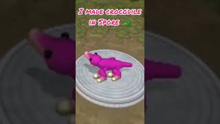 I made crocodile in Spore 🐊