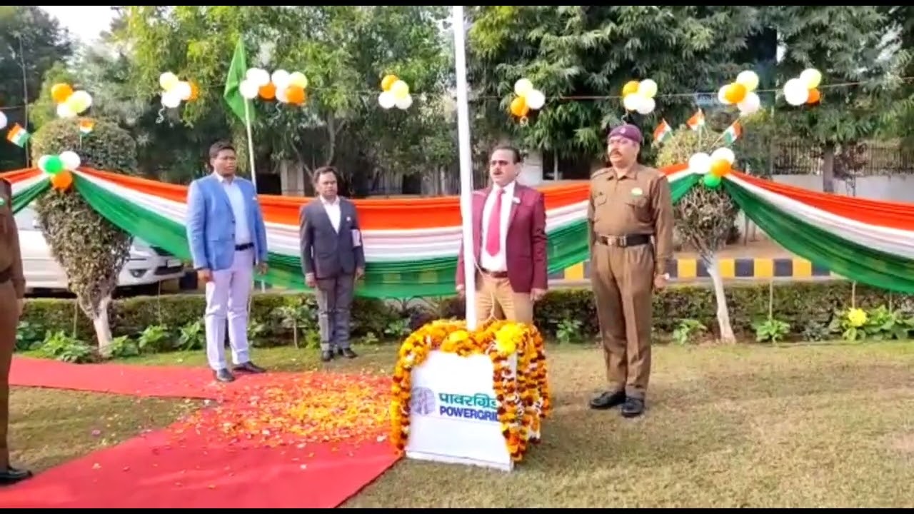 PowerGrid NTRS-|| celebrated Republic Day at PowerGrid township near bahu plaza Jammu