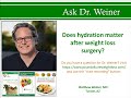 Does hydration matter after WLS?