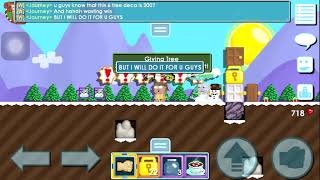 Growtopia ~ Harvesting Winter Tree With Decoration 75%! What Will I Get? screenshot 5
